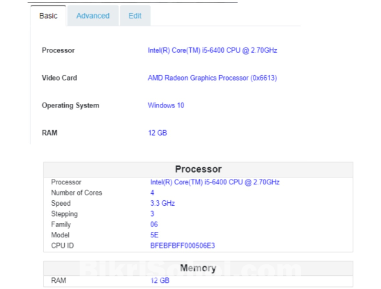 Used PC Sale: Intel i5-6400 (2.70GHz)